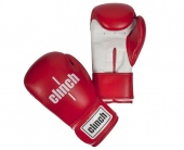 Боксерские перчатки Clinch Fight C133 красно/белые 10 oz