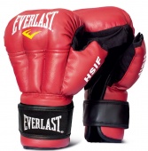 Перчатки для рукопашного боя Everlast HSIF Leather, красные 8 oz RF5108