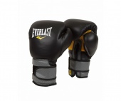Перчатки тренировочные Everlast Pro Leather Strap 10 oz черный 691001