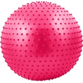 Мяч гимнастический Sportex Anti-Burst массажный 65 см FBM-65-6, розовый