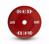 Диск бамперный RED Skill D50мм цветной 25 кг