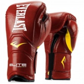 Боксерские перчатки на липучке Everlast Elite Pro 16 oz красный P00000680