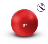 Гимнастический мяч Original Fit.Tools FT-GBR-65RD (65 см) красный