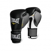 Боксерские перчатки Everlast Powerlock 12oz черн/сер. 2200555