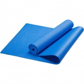 Коврик для йоги Sportex PVC, 173x61x0,8 см HKEM112-08-BLUE синий