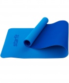 Коврик для йоги и фитнеса 173x61x0,6см Star Fit TPE FM-201 синий\темно-синий