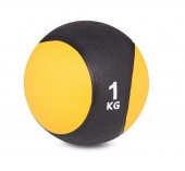 Медбол BenCarFitness TS-6300/1 (1 кг) желт/черн.