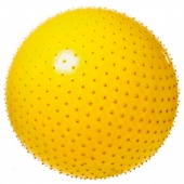 Мяч гимнастический Sportex Anti-Burst массажный 65 см FBM-65-1, желтый