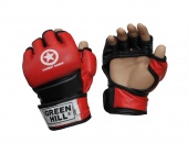 Перчатки для смешанных единоборств Green Hill Combat Sambo MMR-0027CS красный