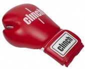 Боксерские перчатки Clinch Fight C133 красно/белые 12 oz