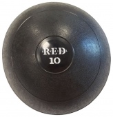 Медицинский набивной мяч слэмбол для бросков RED Skill Слембол 10 кг