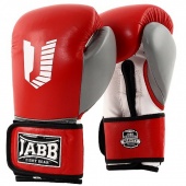 Боксерские перчатки Jabb JE-4080/US 80 красный/коричневый 12oz