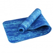 Коврик для йоги Sportex ТПЕ 183х61х0,6 см B34519 TPEM6-100 синий гранит