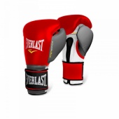Боксерские перчатки Everlast Powerlock 12 oz красн/сер. 2200556