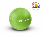 Гимнастический мяч Original Fit.Tools FT-GBPRO-65GN (65 см) зеленый