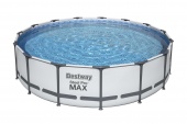 Бассейн круглый на стойках 457x107см Bestway Steel Pro Max 56488