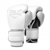 Боксерские перчатки тренировочные Everlast Powerlock PU 2 12oz бел. P00002289