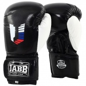 Боксерские перчатки Jabb JE-4078/US 48 черный/белый 12oz