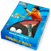 Ракетка для настольного тенниса с шариками Double Fish 3A-C 3star