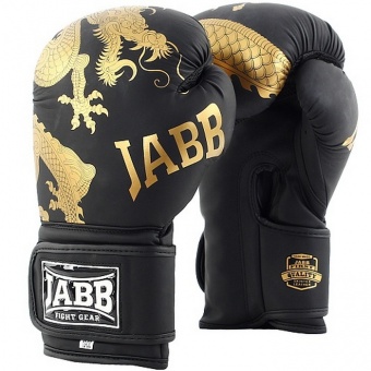 Боксерские перчатки Jabb JE-4070/Asia Gold Dragon черный 10oz