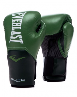 Боксерские перчатки тренировочные Everlast Elite ProStyle 8oz зел. P00002339
