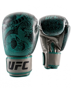 Боксерские перчатки UFC PRO Thai Naga Green, 14oz