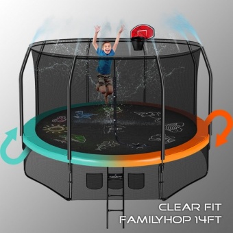 Батут Clear Fit FamilyHop 426 см 14Ft